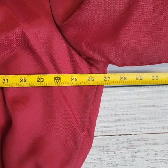 Vintage Gem Sportswear Northeastern Jets 1/4 Zip Jacket Mens XL Maroon Red USA - Picture 6 of 9
